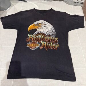 Vintage Harley-Davidson T-Shirt “Righteous Ruler” “ Honolulu, Hawaii”